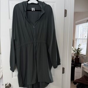 Z by Zella Dark Gray Hooded Jacket